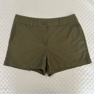 LOFT Outlet Green 4” Shorts